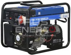 Бензиновый генератор ТСС SGG 6000 E3A с АВР Открытая на раме TSS LB 190F trustenergo.ru
