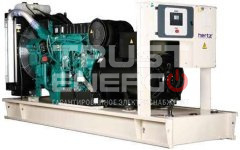 Дизельный генератор Hertz HG 385 VM с АВР Открытая на раме Volvo tad 1342 ge (e) trustenergo.ru